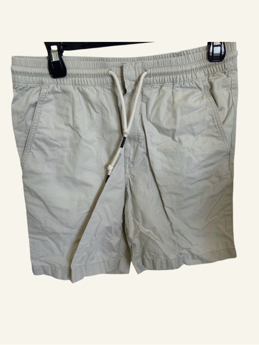 Patagonia Tan Khaki Elastic Waist zipped shorts Size Men’s Small